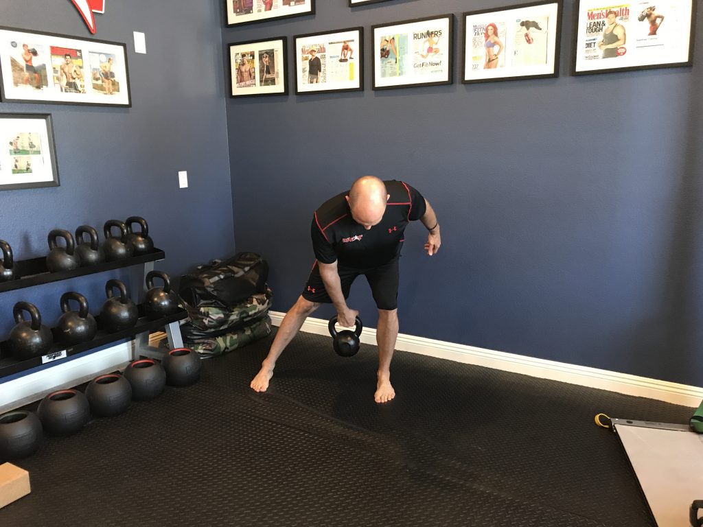 kettlebell cleans
