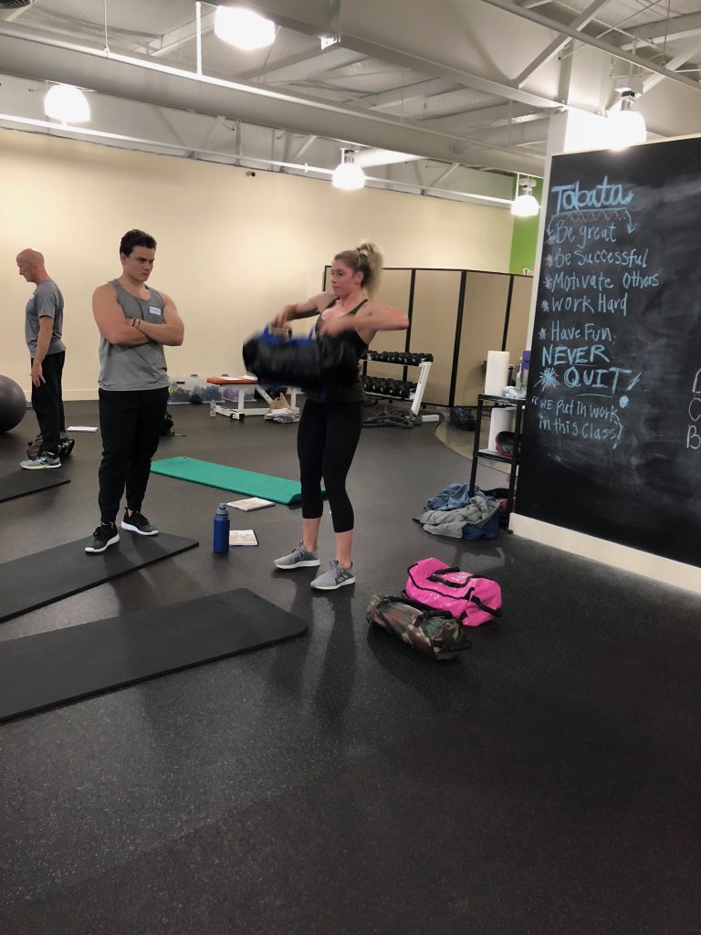 sandbag training