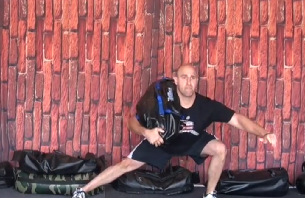 sandbag lunges