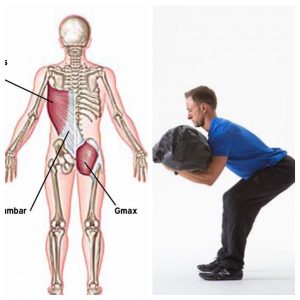 sandbag deadlift