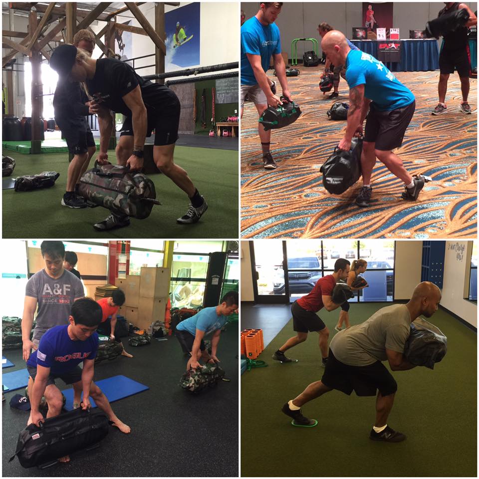 sandbag exercises