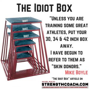 box jumps