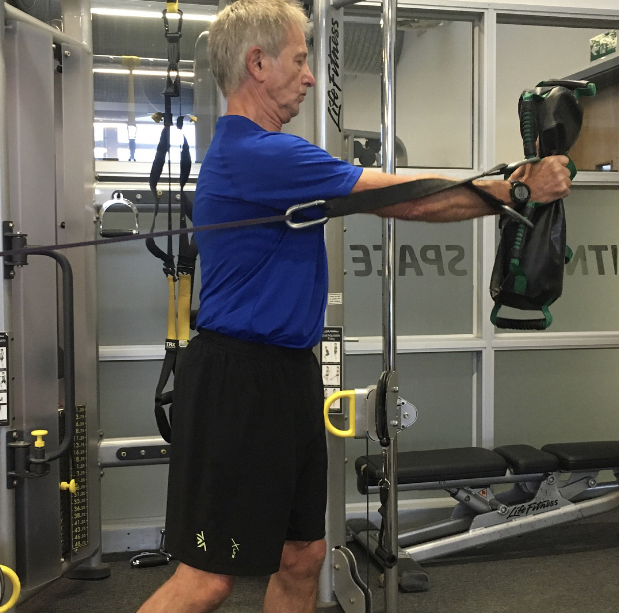 sandbag training glutes