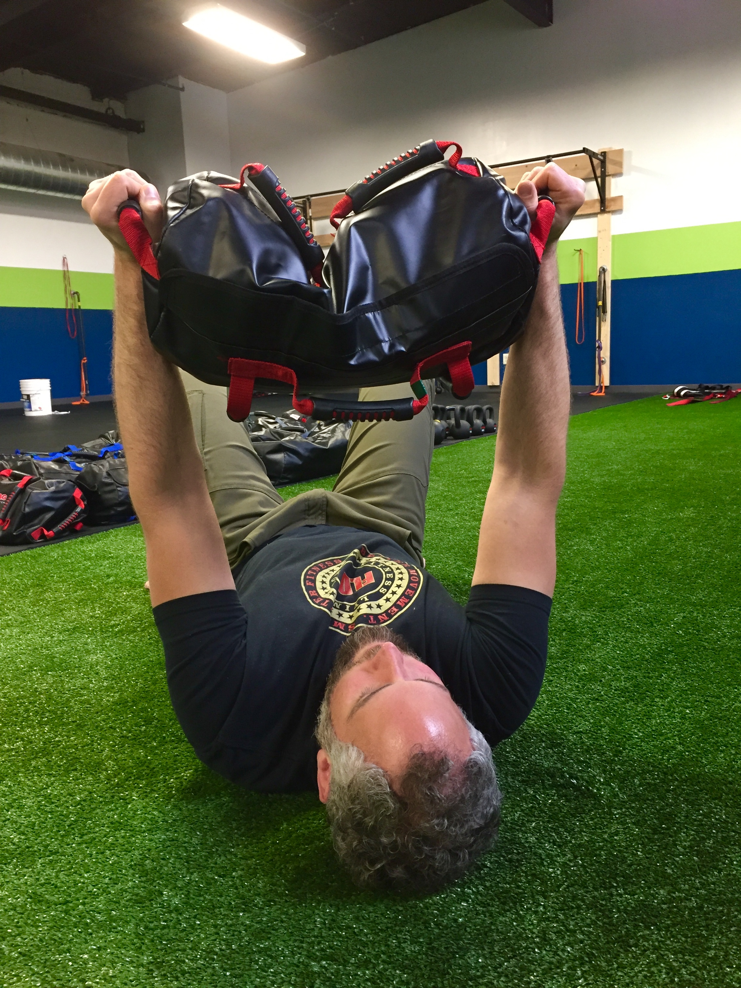 sandbag glute exercises