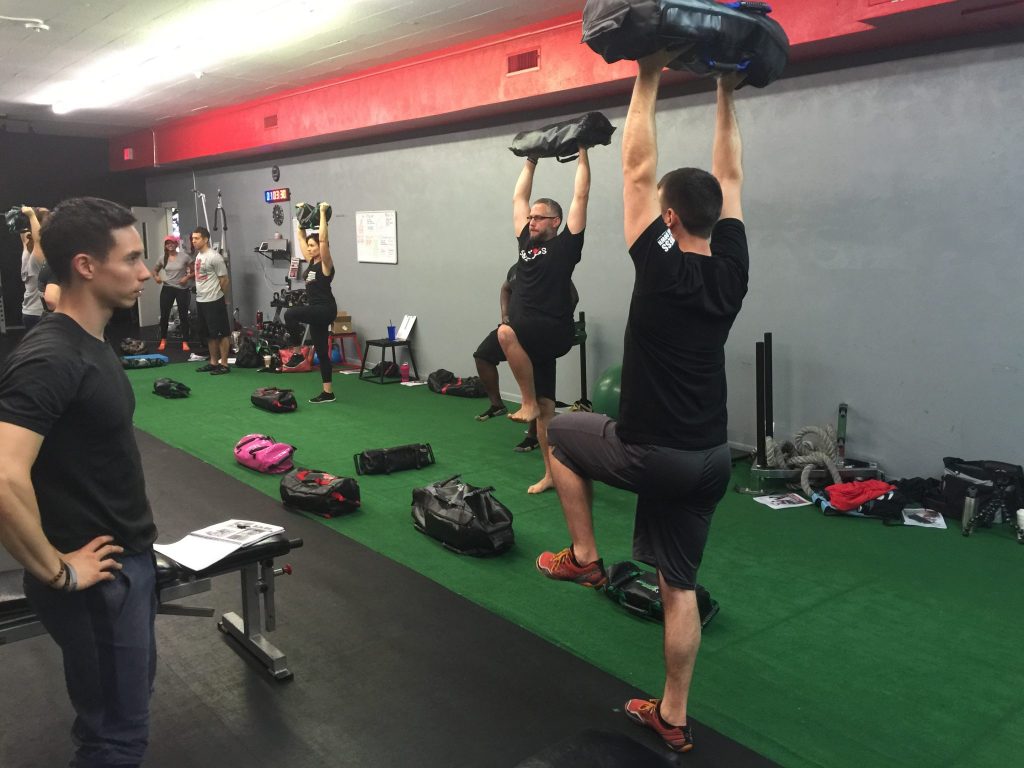 sandbag training