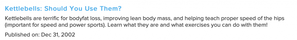 kettlebell