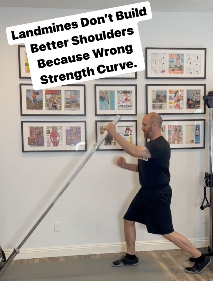 landmine presses