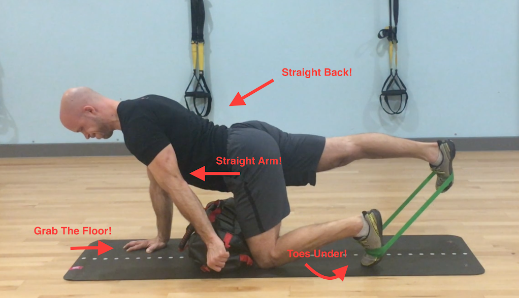 sandbag core exercises