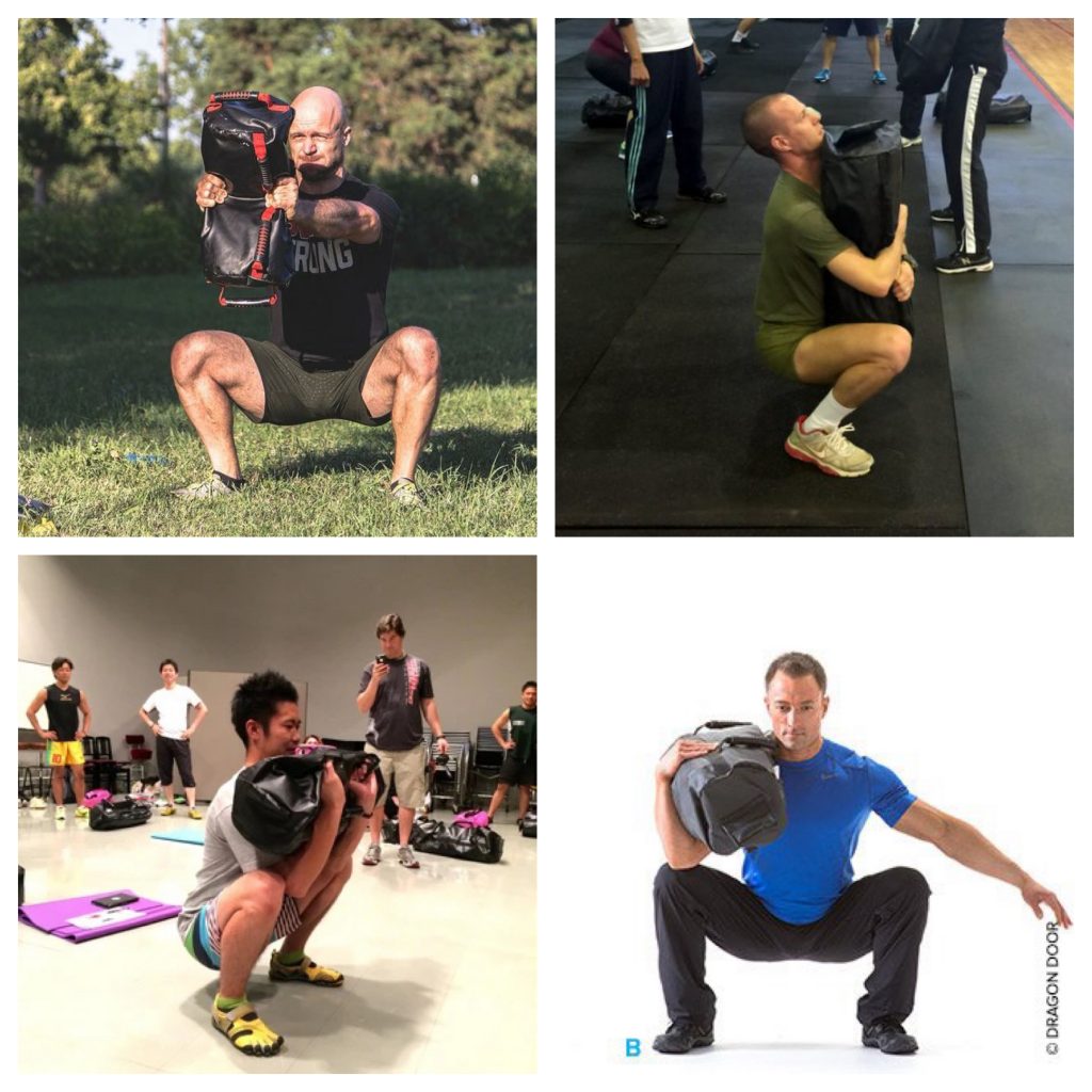 ultimate sandbag squats