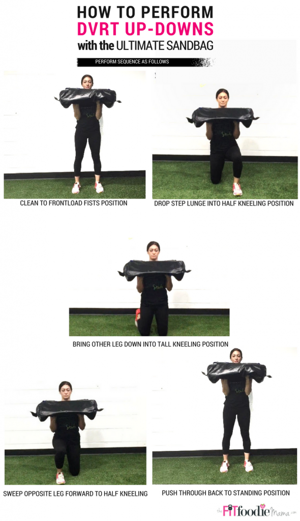 sandbag lunges