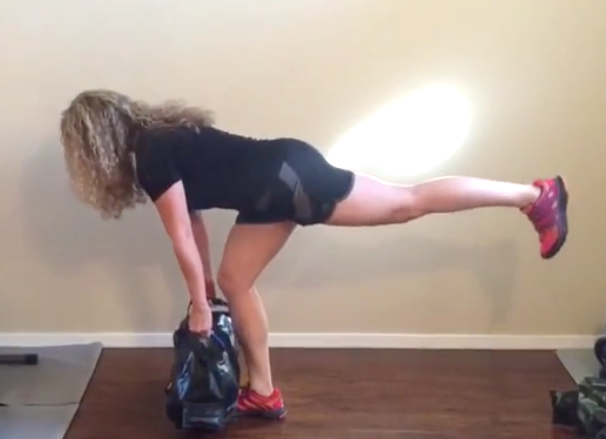 single leg deadlifts