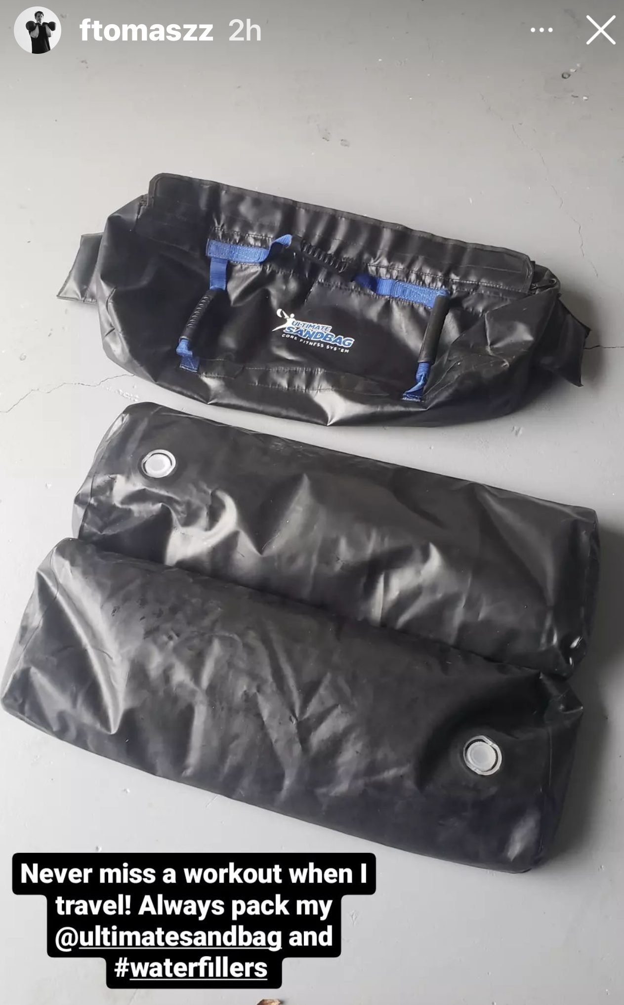 water bag exercise equipment