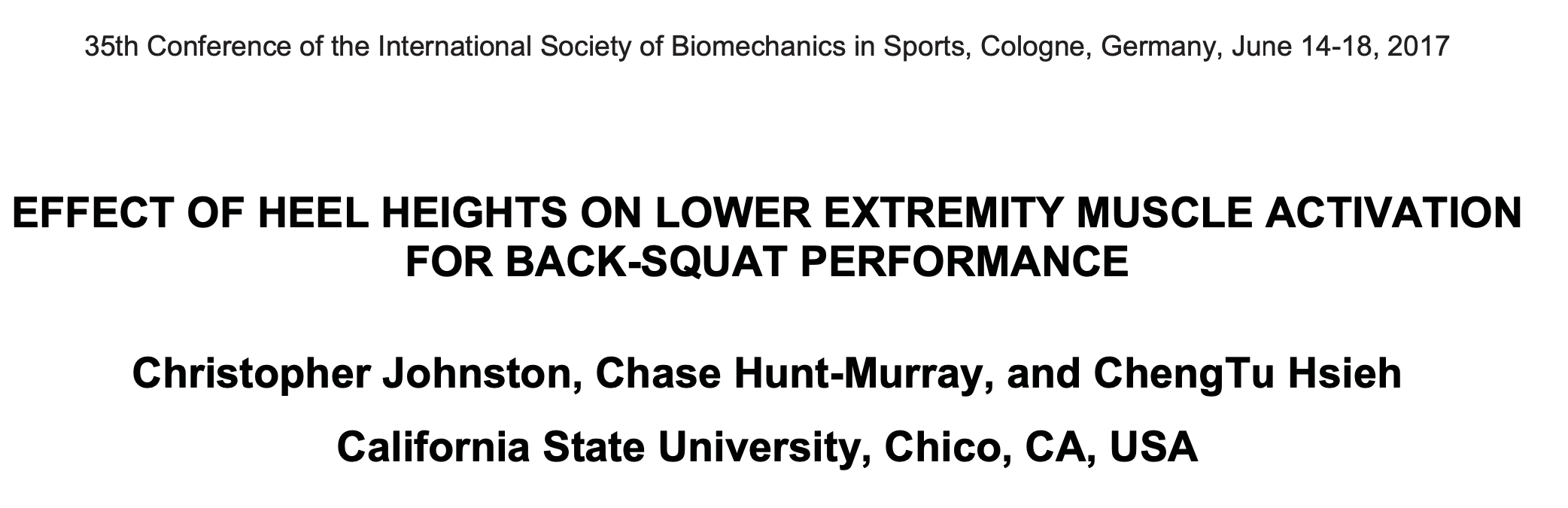 heel elevated squats