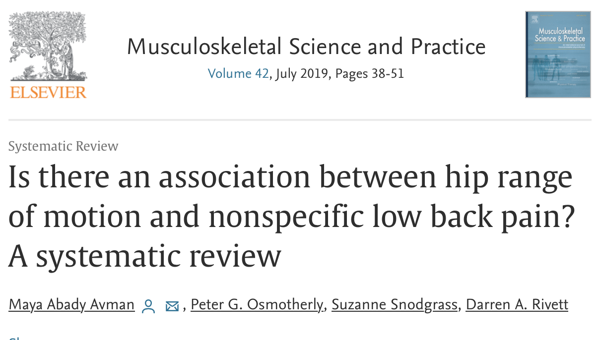 hip mobility