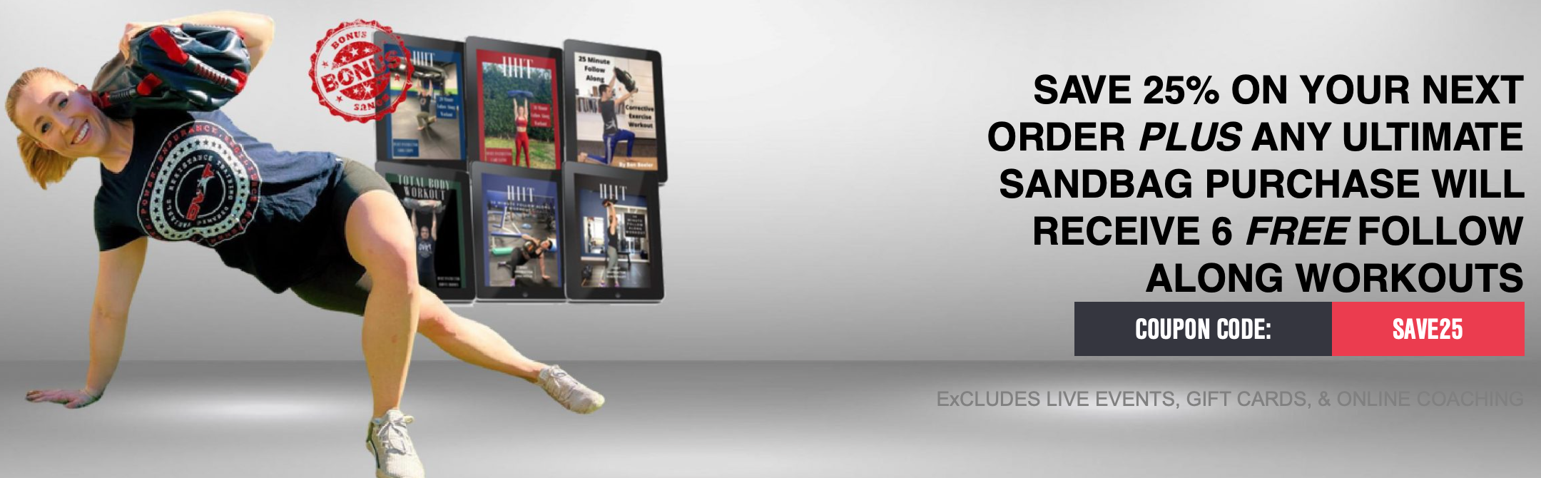 sandbag training equipment