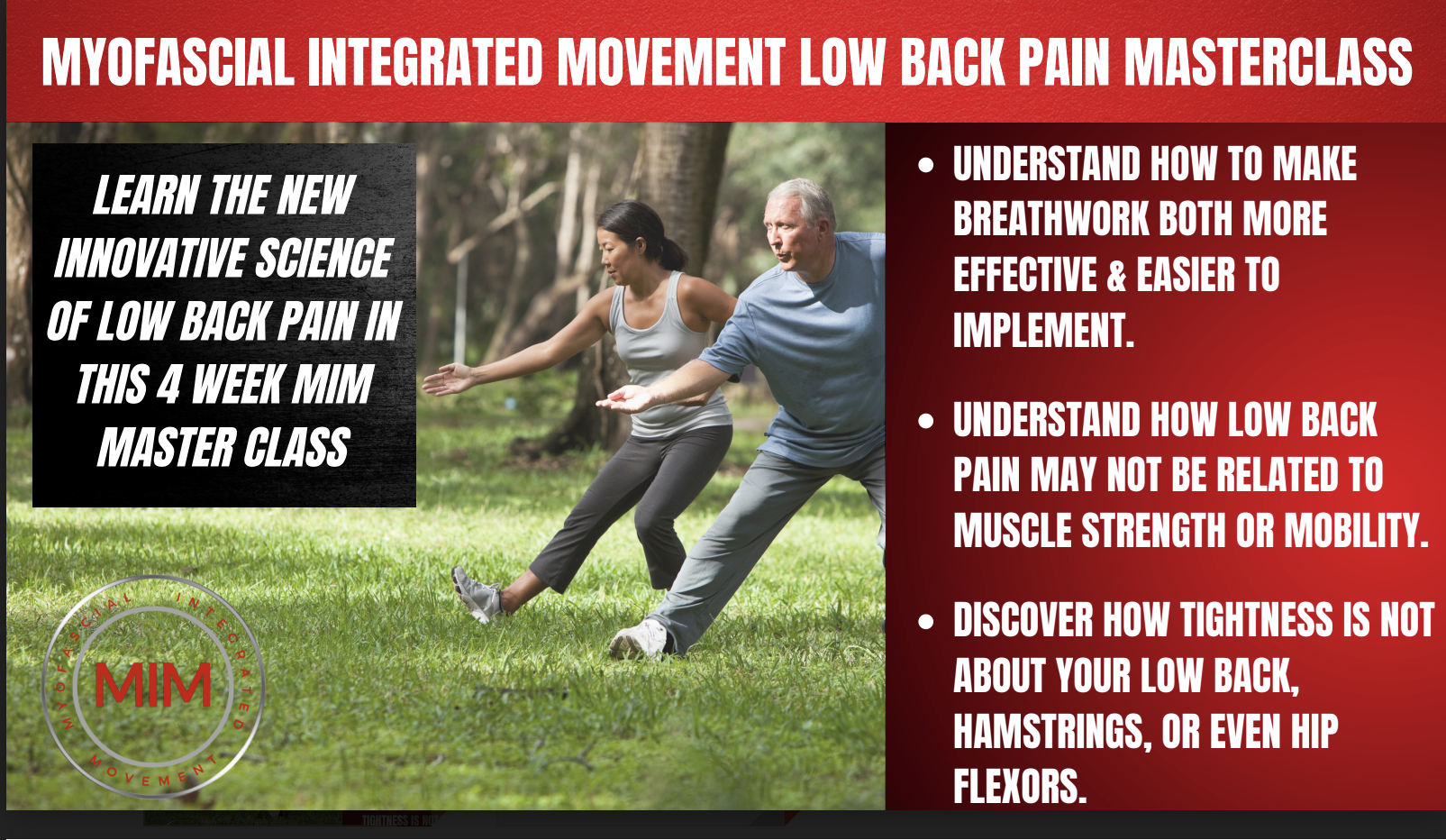 low back pain